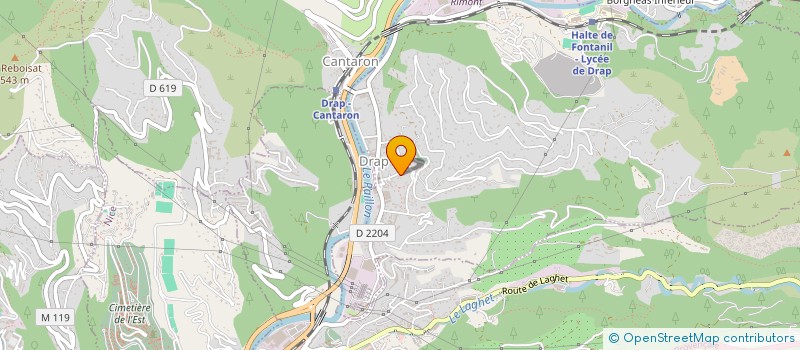 localisation de l'entreprise IBIZA IMMO  DRAP