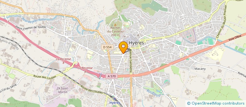 localisation de l'entreprise IBIZA MC à HYERES