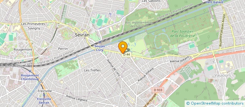 localisation de l'entreprise IBJ RESEAUX TRAJETS  BONDY