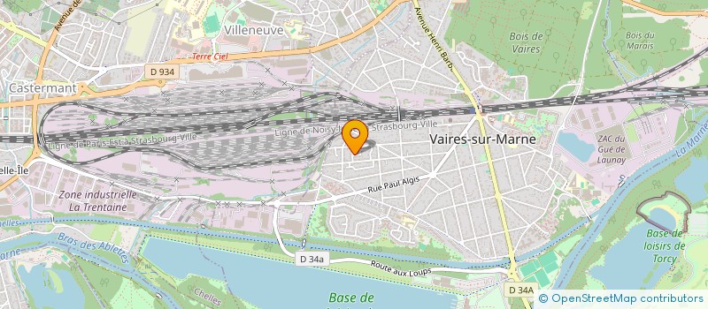 localisation de l'entreprise IBK LOC  VAIRES-SUR-MARNE