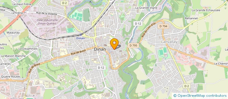 localisation de l'entreprise IBL  DINAN