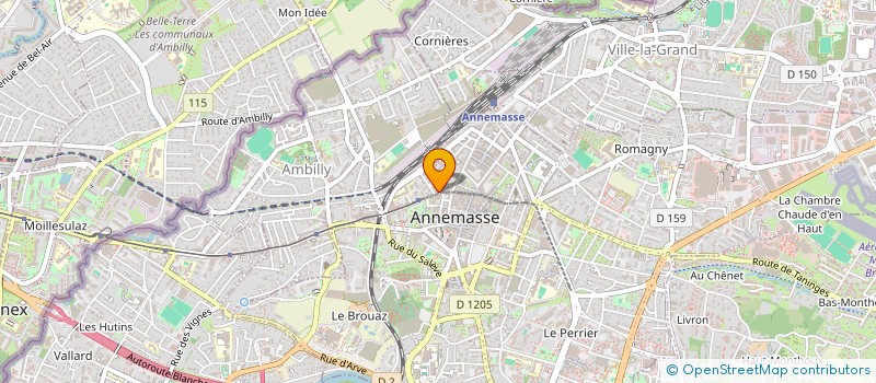 localisation de l'entreprise IBL SHOP à ANNEMASSE