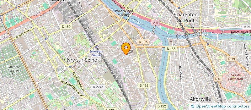 localisation de l'entreprise IBL TELECOM  IVRY-SUR-SEINE