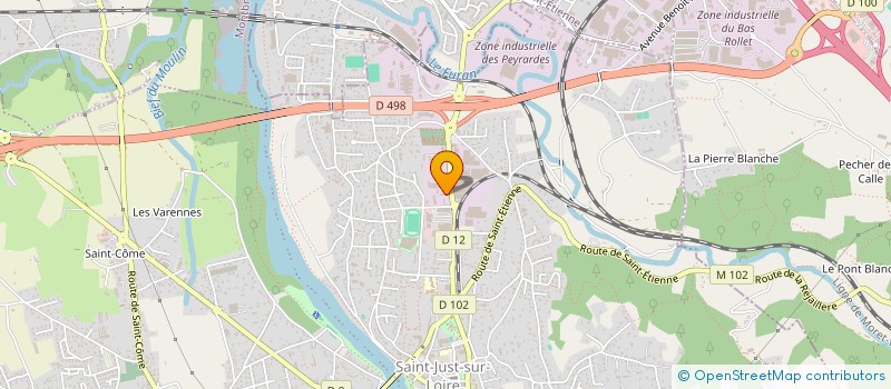 localisation de l'entreprise IBLA  ANDREZIEUX-BOUTHEON