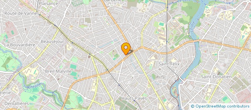 localisation de l'entreprise IBLA  NANTES