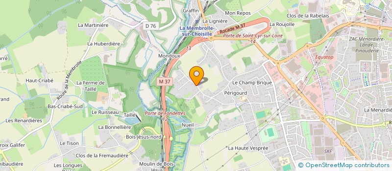 localisation de l'entreprise IBLR  SAINT-CYR-SUR-LOIRE