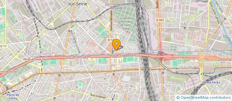 localisation de l'entreprise IBM à SAINT-OUEN-SUR-SEINE