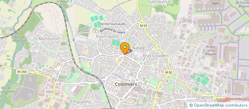 localisation de l'entreprise IBM A BOULET CIE à COLOMIERS