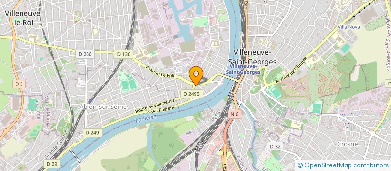 localisation de l'entreprise IBM CONSULTING à VILLENEUVE-LE-ROI
