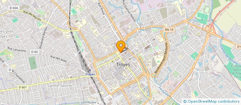 localisation de l'entreprise IBM FOOD à TROYES