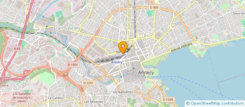 localisation de l'entreprise IBN ELECTRICITE  ANNECY