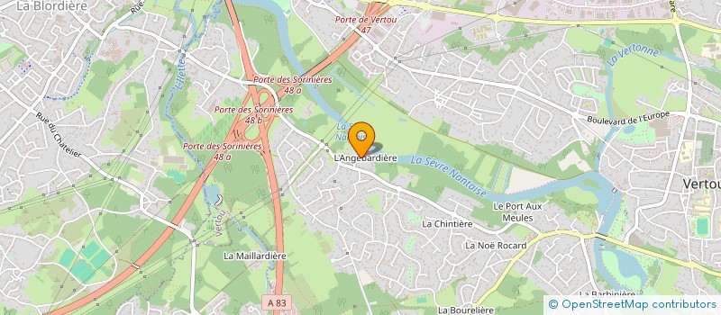 localisation de l'entreprise IBN IMMO  VERTOU