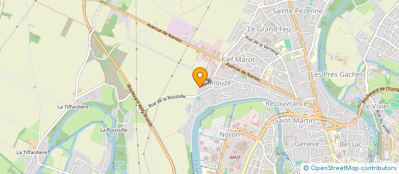 localisation de l'entreprise IBN-SINA à NIORT
