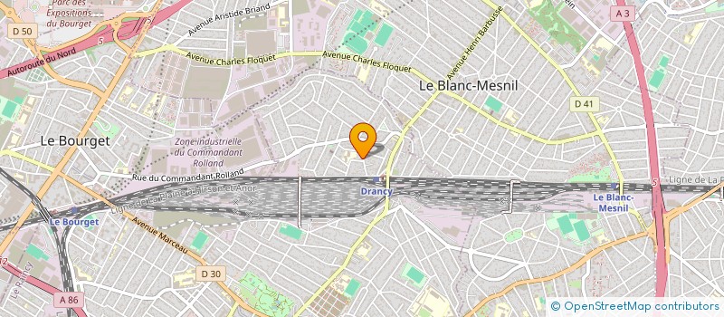 localisation de l'entreprise IBNET à DRANCY
