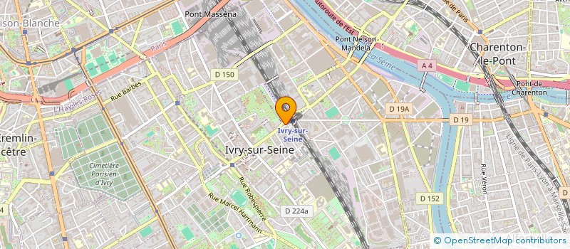 localisation de l'entreprise IBO à IVRY-SUR-SEINE