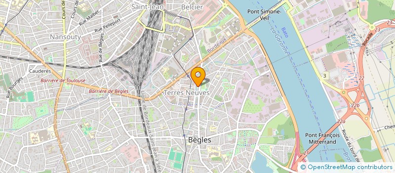 localisation de l'entreprise IBO à BEGLES