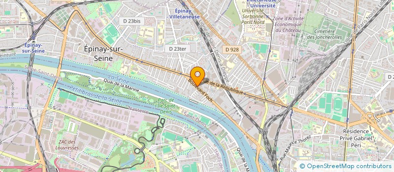 localisation de l'entreprise IBO à EPINAY-SUR-SEINE
