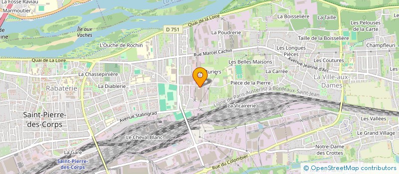 localisation de l'entreprise IBO CONCEPT à SAINT-PIERRE-DES-CORPS