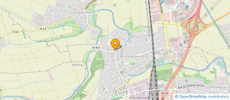 localisation de l'entreprise IBO ET FILS  MUNDOLSHEIM