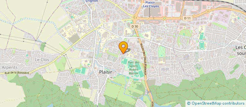 localisation de l'entreprise IBOAKA à PLAISIR