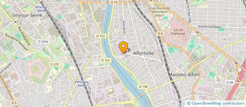 localisation de l'entreprise IBOCAN à ALFORTVILLE
