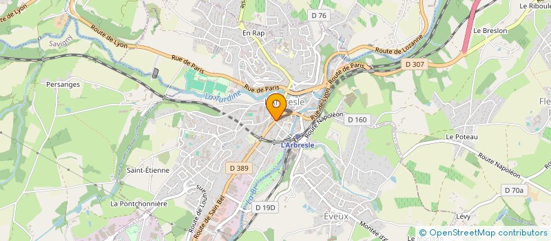 localisation de l'entreprise IBODHI  L'ARBRESLE