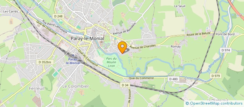 localisation de l'entreprise IBOISE à PARAY-LE-MONIAL