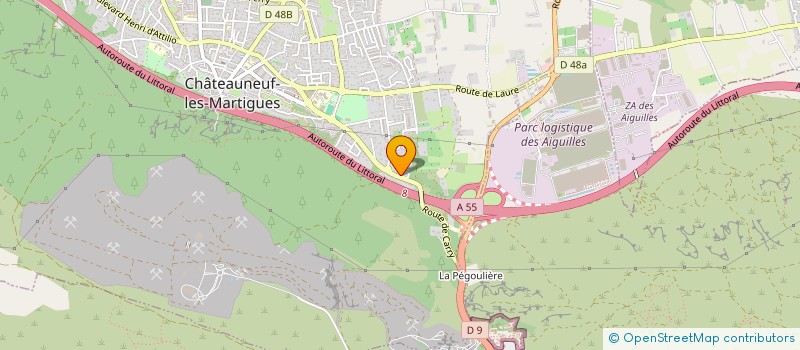 localisation de l'entreprise IBORNE à CHATEAUNEUF-LES-MARTIGUES