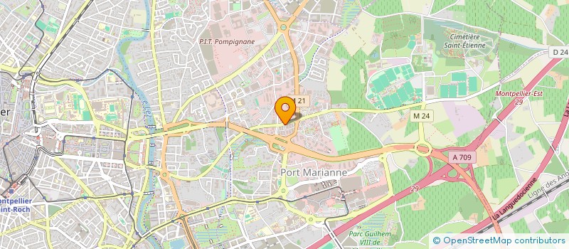 localisation de l'entreprise IBPM DISTRIBUTION  MONTPELLIER