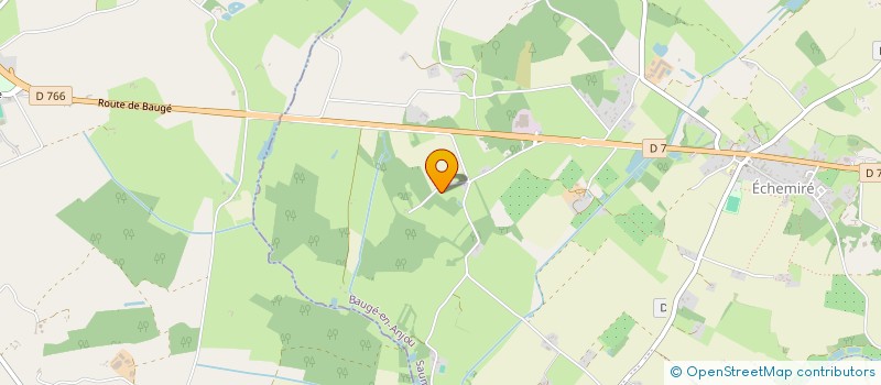 localisation de l'entreprise IBR  BAUGE-EN-ANJOU