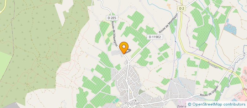 localisation de l'entreprise IBR GROUPE  POUSSAN