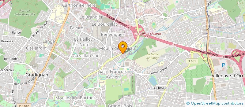 localisation de l'entreprise IBR33 HOLDING  GRADIGNAN