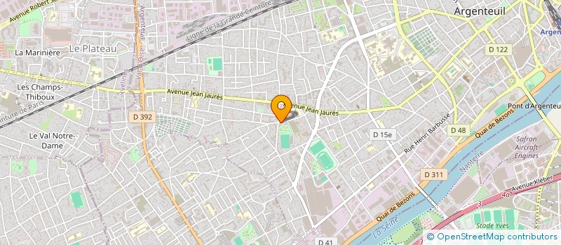 localisation de l'entreprise IBRA  ARGENTEUIL