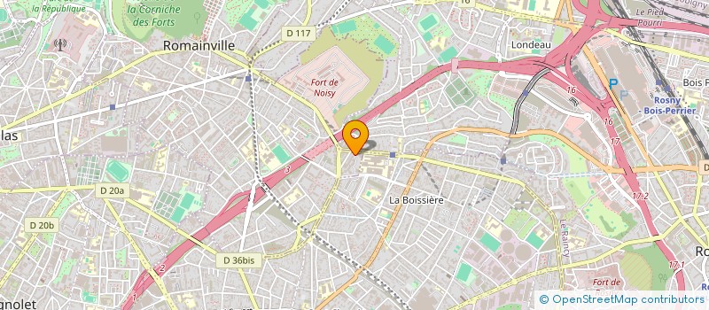 localisation de l'entreprise IBRA CONNECT  ROMAINVILLE