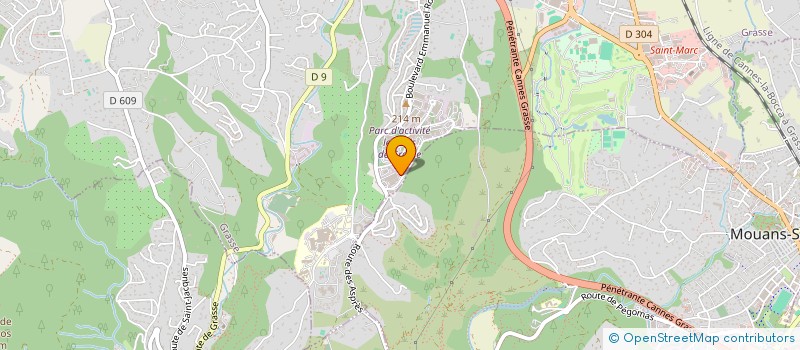 localisation de l'entreprise IBRA FINANCES  GRASSE