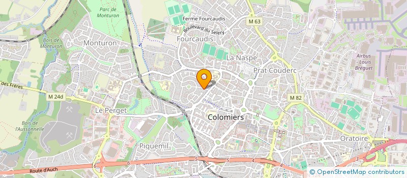 localisation de l'entreprise IBRA VTC 31 à COLOMIERS