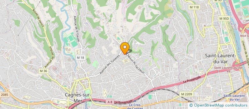 localisation de l'entreprise IBRABAT à CAGNES-SUR-MER