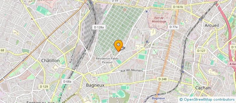 localisation de l'entreprise IBRAG à BAGNEUX