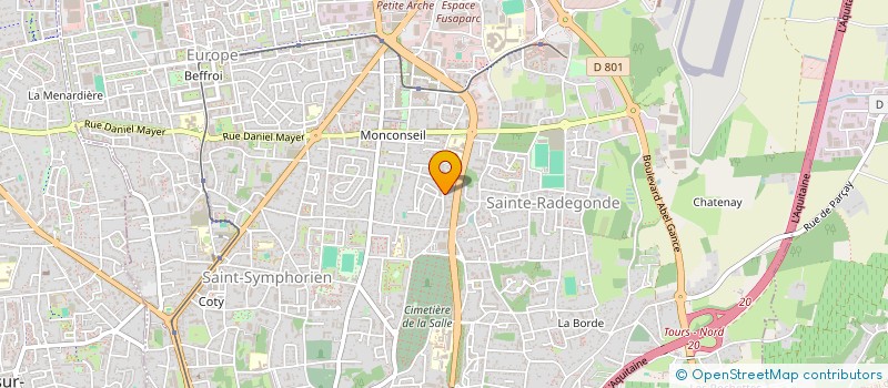 localisation de l'entreprise IBRAMY  TOURS