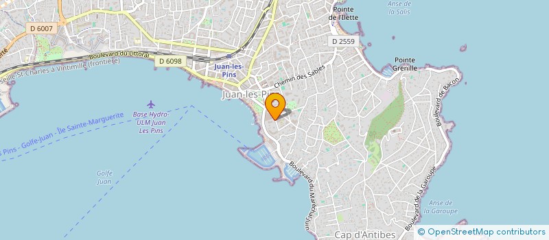localisation de l'entreprise IBRIS à ANTIBES