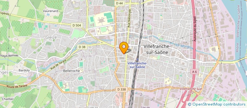 localisation de l'entreprise IBRIUM  VILLEFRANCHE-SUR-SAONE