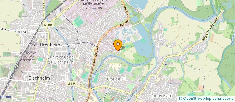 localisation de l'entreprise IBS à SCHILTIGHEIM