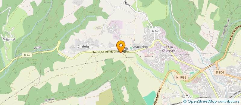 localisation de l'entreprise IBS  MENDE