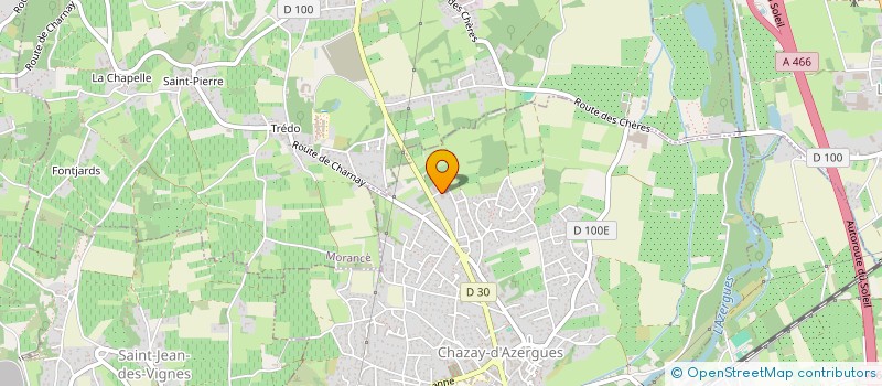 localisation de l'entreprise IBS  CHAZAY-D'AZERGUES