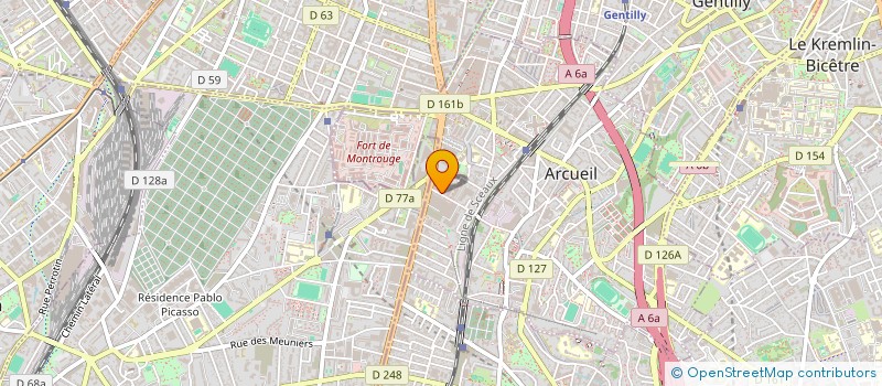 localisation de l'entreprise IBS DOCUMENT à ARCUEIL