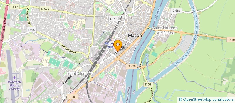 localisation de l'entreprise IBS ELEC à MACON