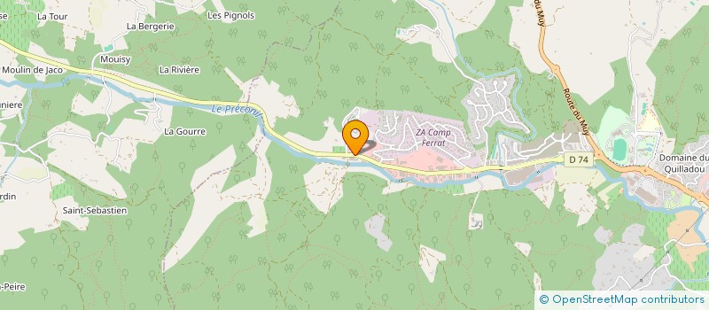 localisation de l'entreprise IBS ENERGIE à SAINTE-MAXIME