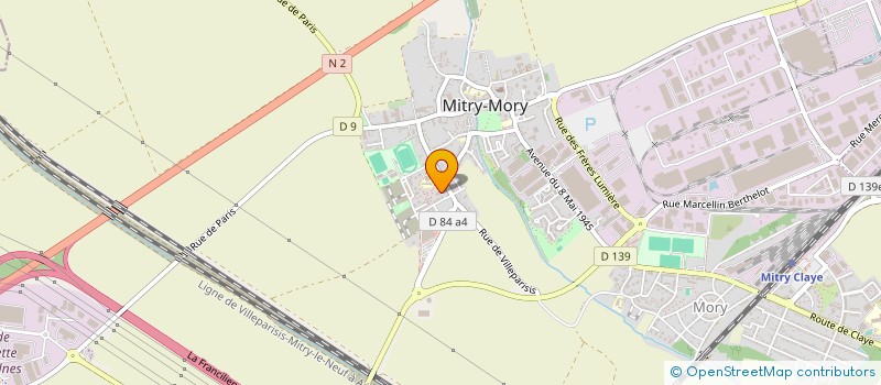 localisation de l'entreprise IBS ETANCHEITE à MITRY-MORY