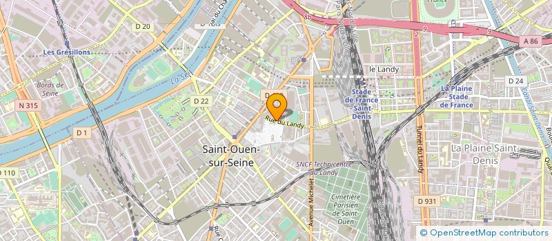 localisation de l'entreprise IBS INTERNATIONAL à SAINT-DENIS