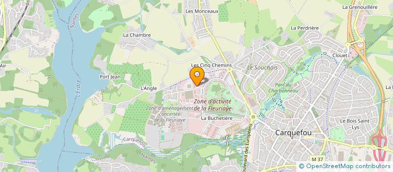 localisation de l'entreprise IBS LABELS à CARQUEFOU